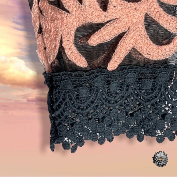 Almatrichi from Spain Embroidered with Lace Cocktail Dress size EU 38 / US 8 - Picture 7 of 16